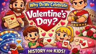 Why Do We Celebrate Valentine&rsquo;s Day l Fun & Easy Explanation for Kids l History for Kids