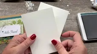 Simple Pouch of Cards Tutorial featuring July 2019 Paper Pumpkin Kit