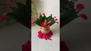 DIY | Sri Krishna Janmashtami decor #srikrishnajanmastami #janmashtamispecial #janmastmidecoration