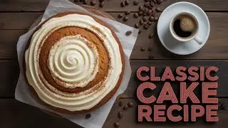 The Perfect Vanilla Cake Recipe |  We Made a Classic Coffee Cake
