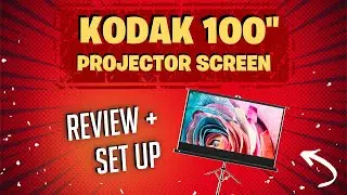 ОБЗОР + НАСТРОЙКА проекционного экрана KODAK 100