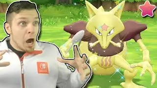 SHINY KADABRA CATCH in Pokemon Let's Go! 😱