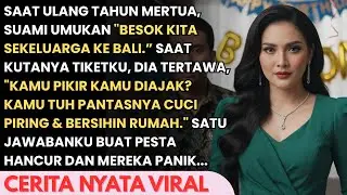 DIPESTA ULANG TAHUN IBU MERTUA, SUAMI BERI SEMUA TIKET KEBALI KECUALI AKU - TAPI 1 MENIT KEMUDIAN...