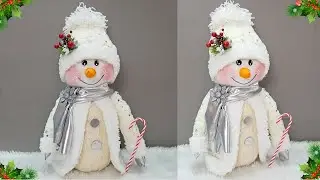 Easy budget friendly Christmas decoration idea made from Bottle | DIY Christmas craft idea🎄385