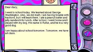 Secret Writer's Society text-to-speech example