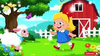 Mary Had a Little Lamb 🐑 | Fun Sing Along Song for Kids & Toddlers