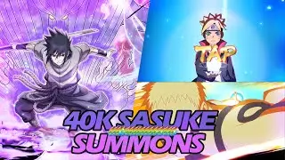 NEW EMS SASUKE LOOKING CLEAN AF, AND MY SUMMONS WENT.... | Naruto X Boruto Ninja Tribes