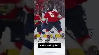 Brandon Hagel Gets Rocked by Aaron Ekblad! Huge NHL Hit!