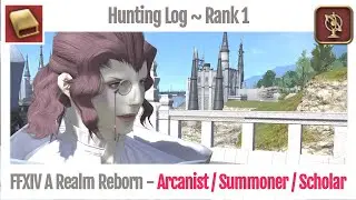 FFXIV Hunting Log Arcanist Rank 1 - A Realm Reborn