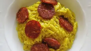 Recette : P&acirc;tes avoines en risotto au safran et chorizo