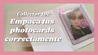 🌸 cómo empacar photocards 🌸 || con o sin toploaders!
