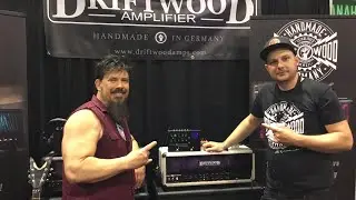 Driftwood Amplifiers New Purple Nightmare Preamp Pedal 2022 NAMM