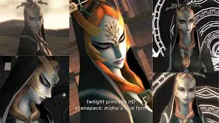 the legend of zelda: twilight princess HD midna’s true form cutscenes | scenepack | editing clips