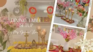 4 Unique Dining Table Decor Ideas✨Elegant Dining Table Decoration For Diwali✨Diwali Home Decor Ideas