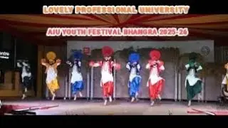 WINNER🏆|LPU BHANGRA | AIU NORTH ZONE YOUTH FESTIVAL 2025-26| CHITKARA UNIVERSITY CHANDIGARH 