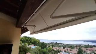Tenda da sole a bracci motorizzata