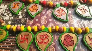  Decorative products  with cow dung village life....