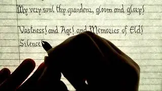 Handwriting E. A. Poe&rsquo;s &ldquo;The Coliseum&rdquo; Complete Poem