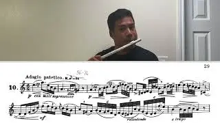 2024-2025 TMEA All-State Flute Etude #2: M. 1-8 Subdivision and Ornamentation