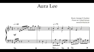 Aura Lea (Aura Lee) (Fosdick&Poulton, 1861); Elvis Presley&rsquo;s &ldquo;Love me Tender&rdquo;(1956) Piano arr. Zeman