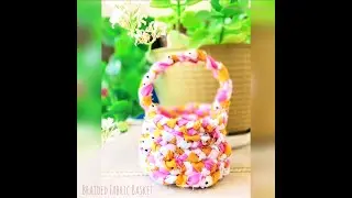 Braided Fabric Basket