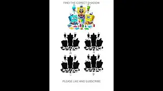 Find The Correct Shadow  GAME OF SHADOW #puzzlegame #pokemon #brainteaser #findthedifferences1