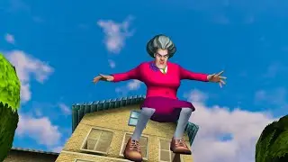 Skatebord wrap trap walkthrough | Scary Teacher 3D
