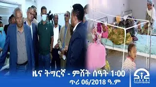 ዜና ትግርኛ - ምሸት ሰዓት 1፡00 - ጥሪ 06/2018 ዓ.ም | #Tigrai_Television | #ቴሌቪዥን_ትግራይ |