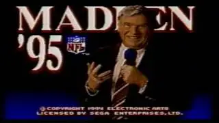 (GEN) Madden NFL 95 - Trailer