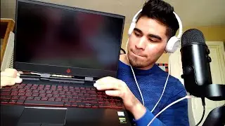 ASMR UNBOXING HP OMEN LAPTOP | FAST AGRESSIVE TAPPING