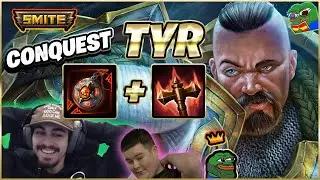 TYR, NUEVA BUILD OP? | Julio | Smite Ranked Conquest DuoQ Spudio 🌟