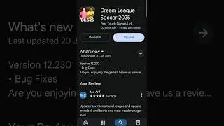 Dream league soccer new update version 12.230 #reels #dreamleaguesoccer #dls25 #firsttouchgames #ftg