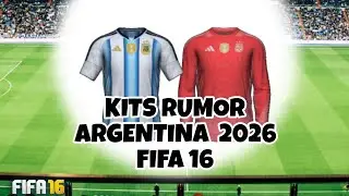 KIT RUMOR ARGENTINA 2026 (FIFA 16 MOD)