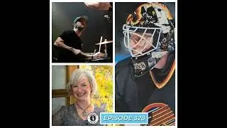 Ep328 Gob drummer Gabe Mantle, retired NHL goaltender Corey Hirsch & author geologist Cheryl Leut...