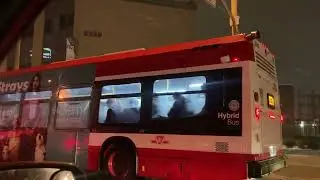 TTC 8090 bus broken other buses and clips 1/5-7/2024