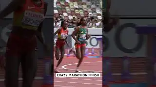 Incredible finish to women&rsquo;s marathon at Tokyo #worldathleticschamps #marathon #running #sports
