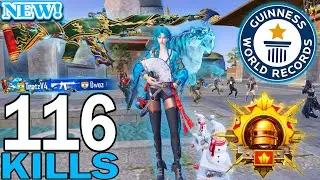 116 Kills!🥵 NEW BEST AGGRESSIVE RUSH GAMEPLAY With New UNTAMED CELESTIAL SET😍SAMSUNG,A7,A8,J5,J7,J2