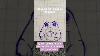 Rating my school doodles #art #doodles #ballpointpen