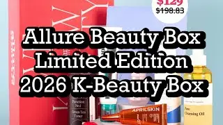 Allure Beauty Box Limited Edition 2026 K-Beauty Box: 9 Favorite K-Beauty Products! BeautyAmaB