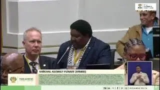The United Africans Transformation President Dr Lehlohonolo Wonderboy Mahlatsi in Parliament. 