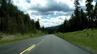US 93 in Montana: Southbound Eureka to Whitefish, Columbia Falls