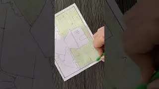 🏡 Easy Home with Mountain & Nature Drawing for Kids!  #naturedrawing #mountaindrawing #homedrawing