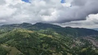 Villages hidden in the mountains of Transylvania #drone