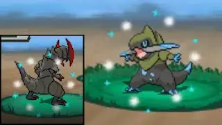LIVE! Shiny Fraxure after 3984 REs!!! (+Evolution) Pokemon White 2
