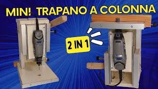 Dremel 2 in 1 - Mini trapano a colonna e mini levigatrice fai da te