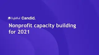 How to build capacity in nonprofits
