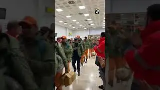 NDRF rescue team gets thunderous welcome at Adana airport returning from Turkey