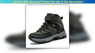 Kids Hiking Boots Boys Girls Outdoor Walking Climbing Sneaker Comfortable Snow Shoes Hiker Boot