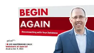 Начните заново: повторное подключение к базе данных &mdash; Pivot: SHIFT Ahead