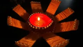 DIY from Waste paper cup🎉Diya Stand🪔Craft from Waste Material✨#DIY #craft #wastematerialcraft #art 
